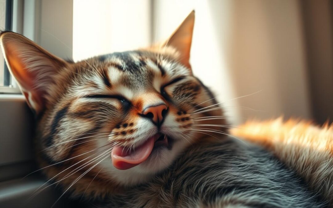 Proč mi olizuje ucho, když spím?