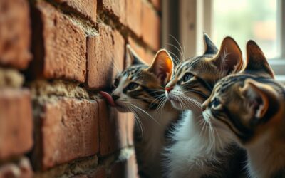 Kočičí blog 23 Proč olizuje zeď?