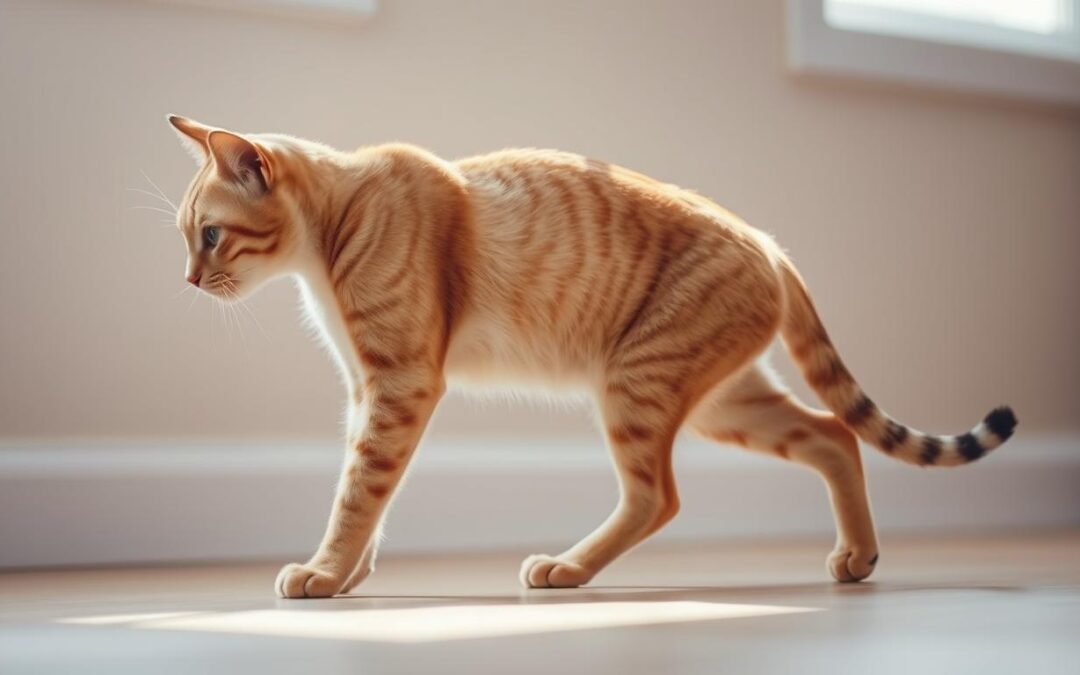 Kočka se během hry náhle zastaví a schová – je to normální?