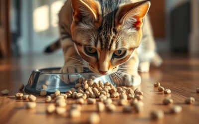 Kočičí blog 23 Proč vyhrabává granule z misky na podlahu?