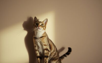 Kočičí blog 23 Zírá na jeden bod na zdi – má halucinace?