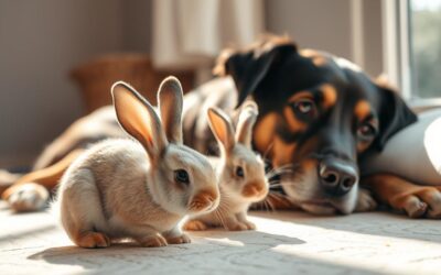 Online magazín CricksyDog 16 Pes a králík spolu – jak spolu vycházejí?