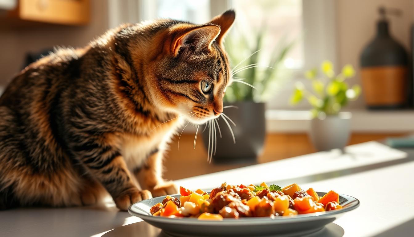 krmivo pro kočky během línání