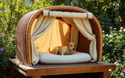 Jak vyrobit domácí stínítko nebo úkryt pro psa?