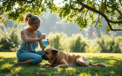 Jak pečovat o nemocného nebo handicapovaného psa v horku?