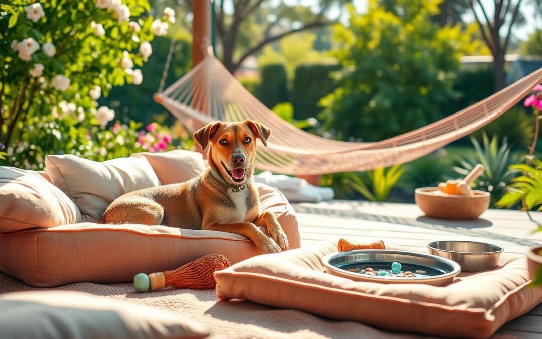 Jak vytvořit psí relax zónu v létě?