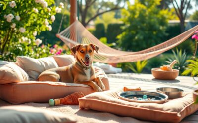 Jak vytvořit psí relax zónu v létě?