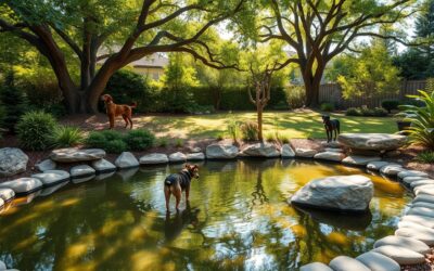 Jak vybudovat bezpečný psí rybníček na zahradě?