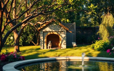 Nejlepší triky pro stínění psí boudy v létě?