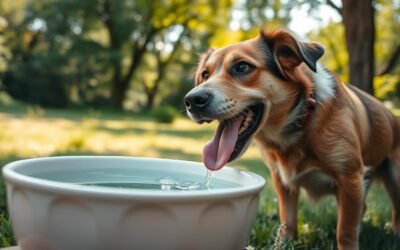 Jak motivovat psa k pití vody v horku?