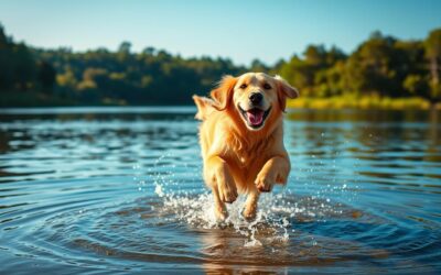 Jak naučit psa skákat do vody?