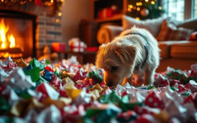 Online magazín CricksyDog 19 Hromady vánočního papíru a psi – na co si dát pozor