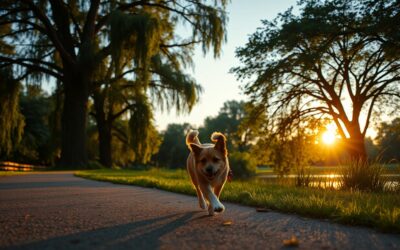 Co si vzít na večerní letní procházku se psem?