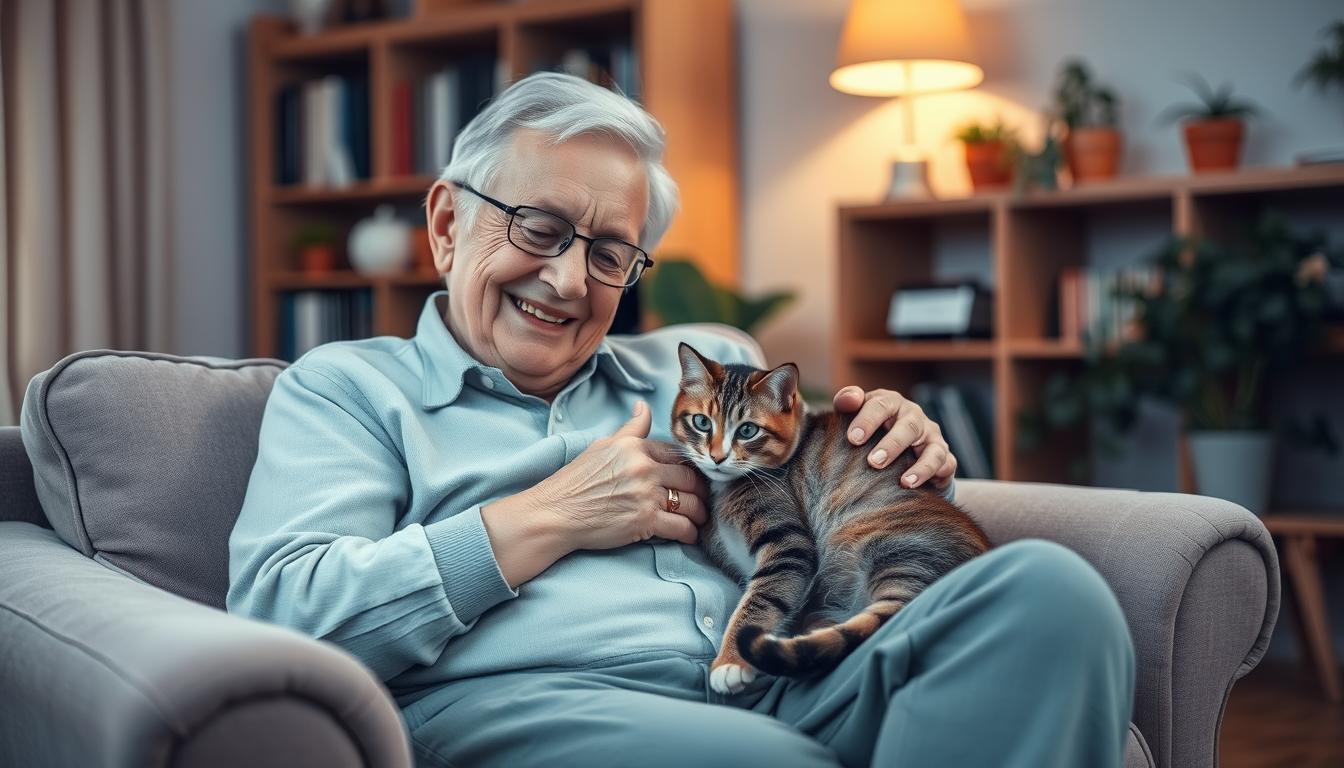adopce kočky k seniorovi
