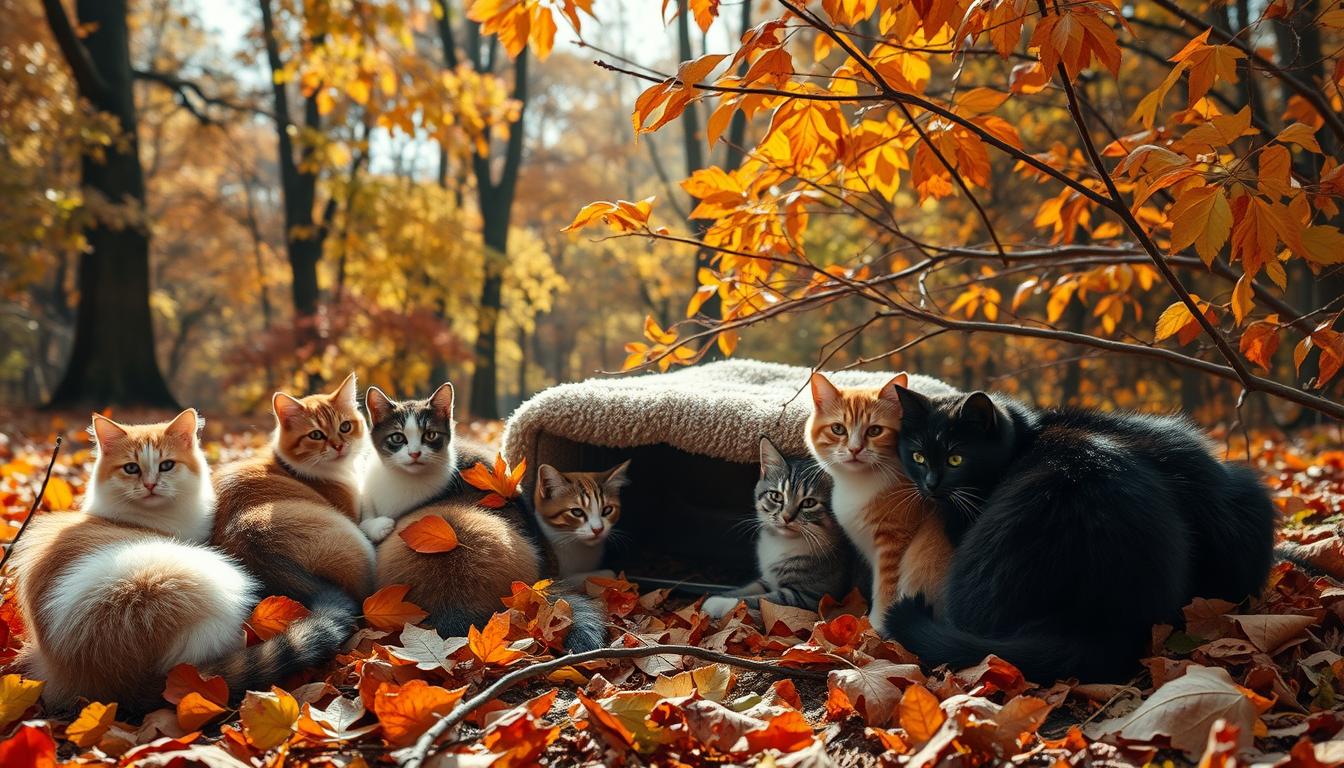 blechy a klíšťata u koček na podzim