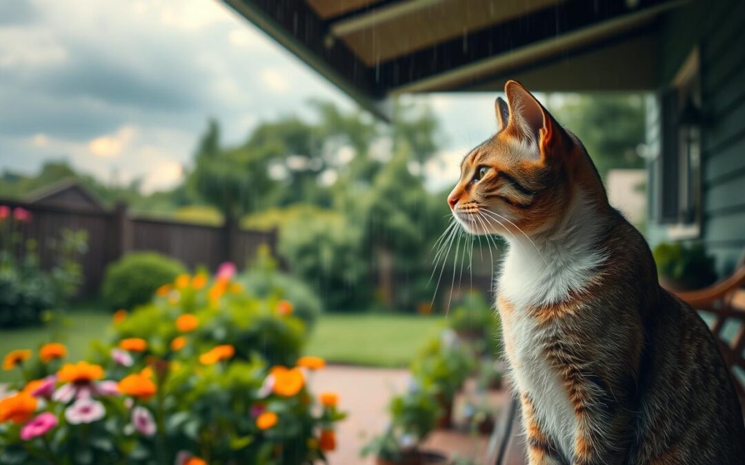 Kočky a zvuk deště – proč jsou na něj citlivé?
