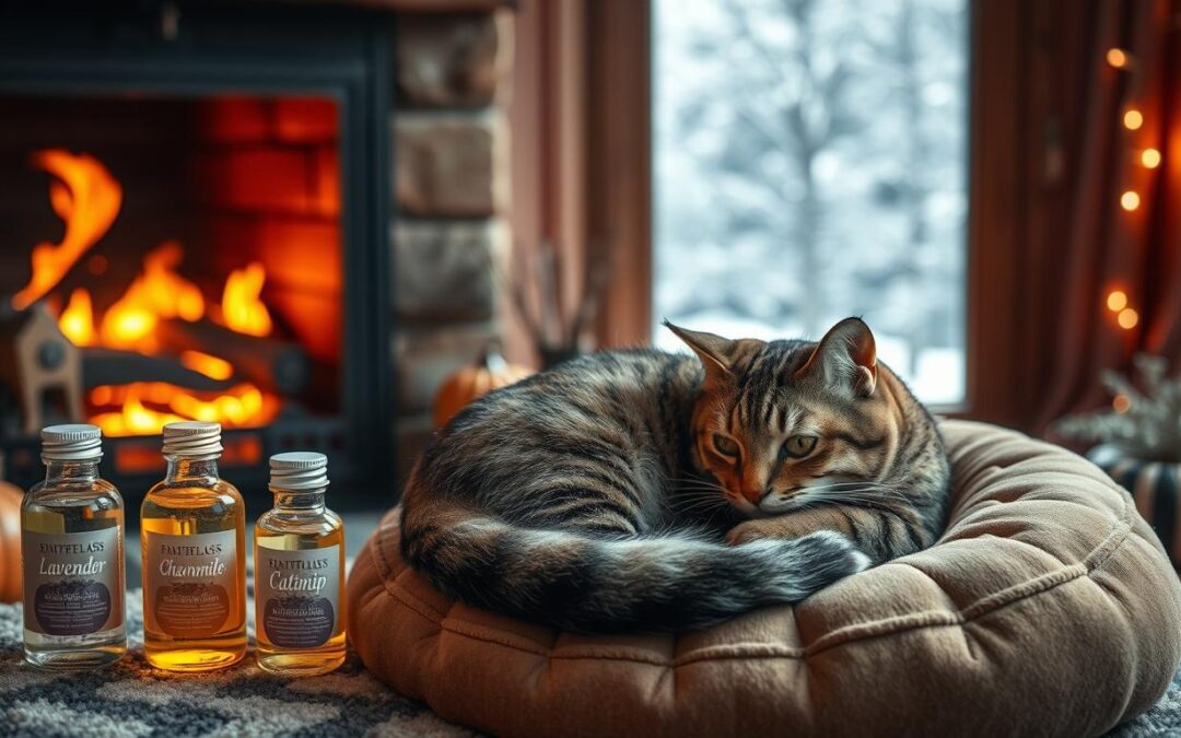 Éterické oleje přátelské ke kočkám na chladnější večery