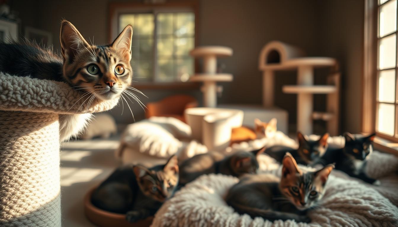 fotografování kočky pro adopci