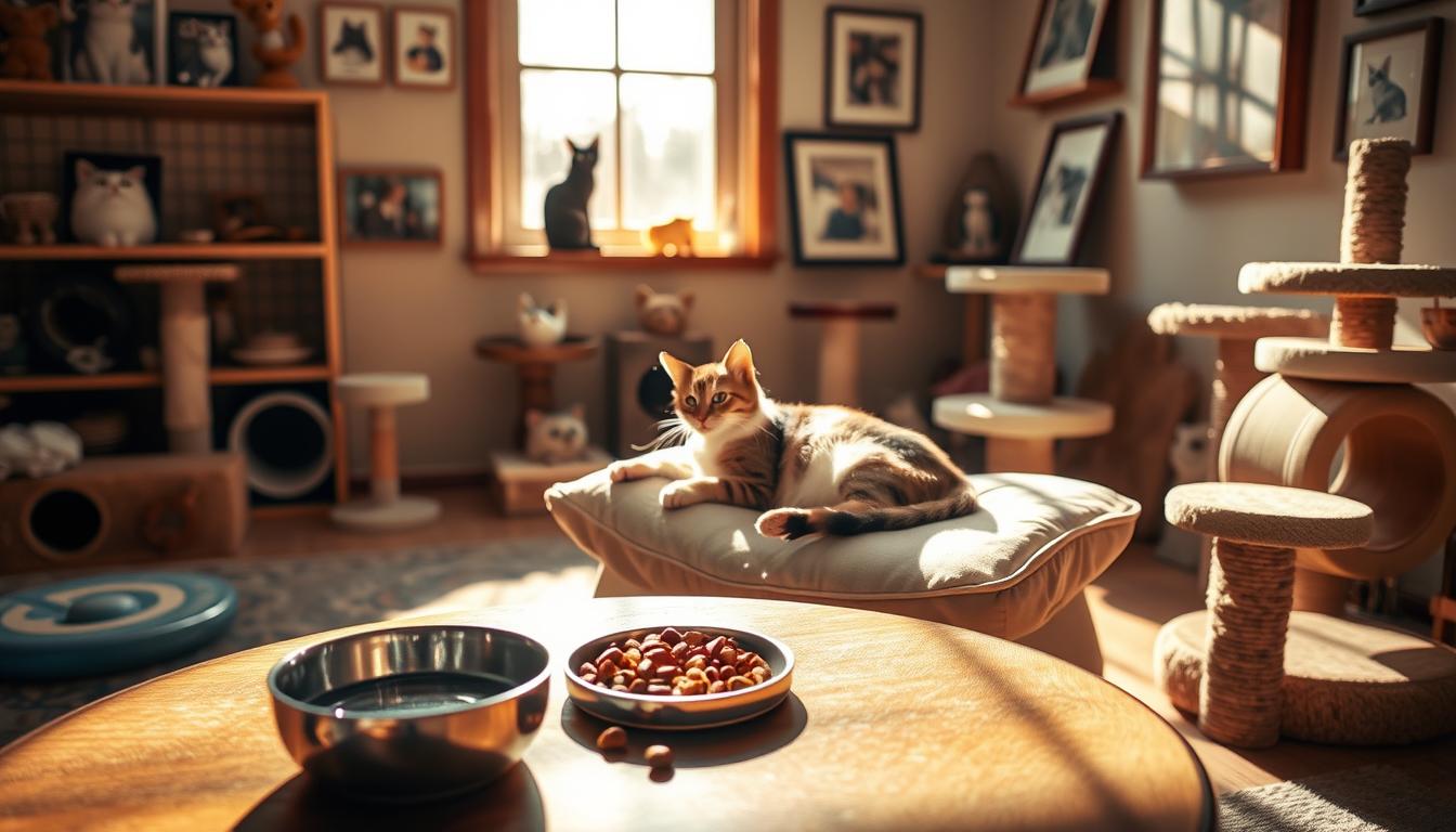 kočka a dovolená po adopci