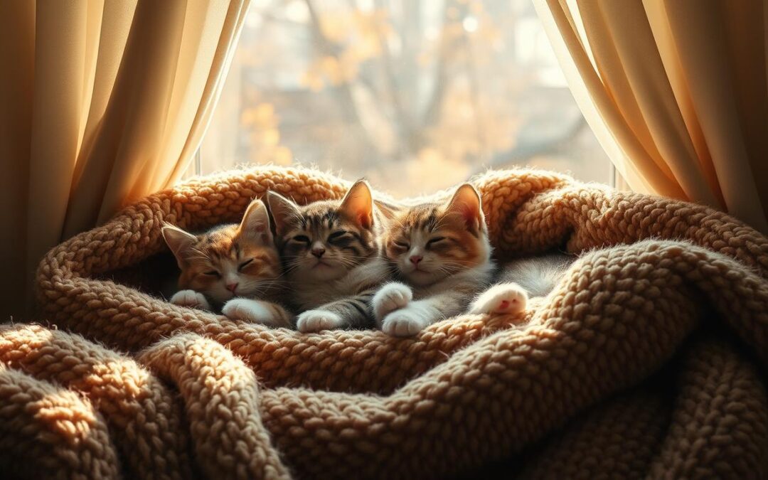 Proč se tvoje kočka schovává pod podzimní peřinu?