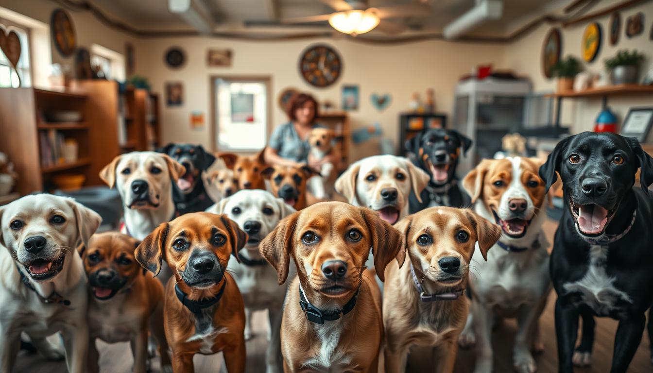 komunikace psího útulku