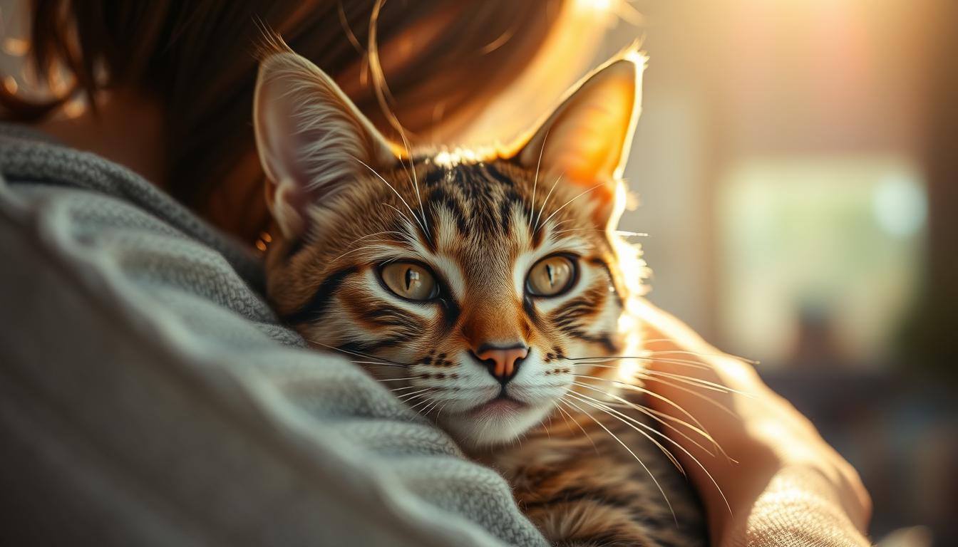 láska kočky po adopci