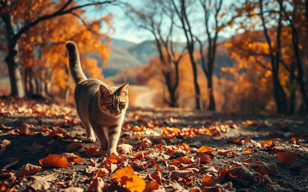 Podzimní výlety s kočkou – možné nebo ne?