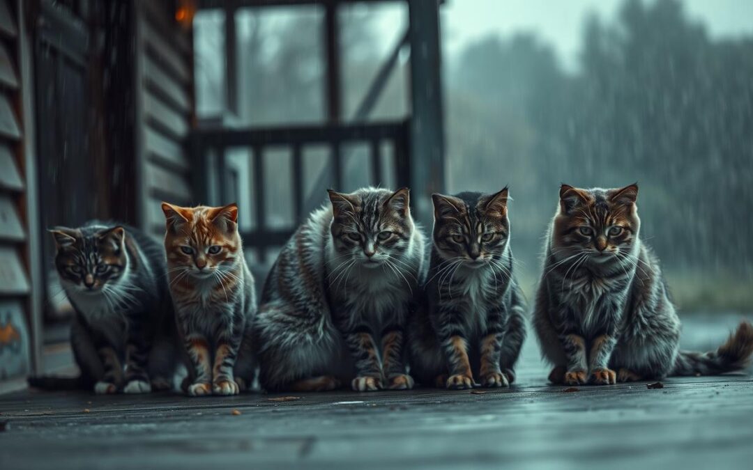 Kočky a pochmurné dny – ovlivňují jejich náladu?