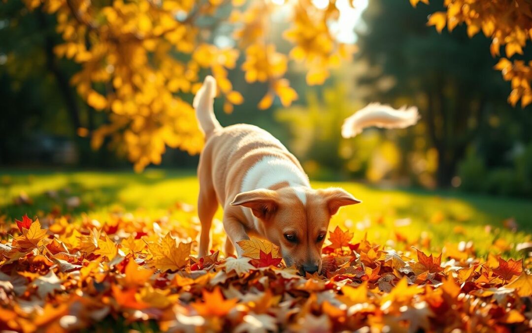 Proč tvůj pes na podzim více hrabe na zahradě?
