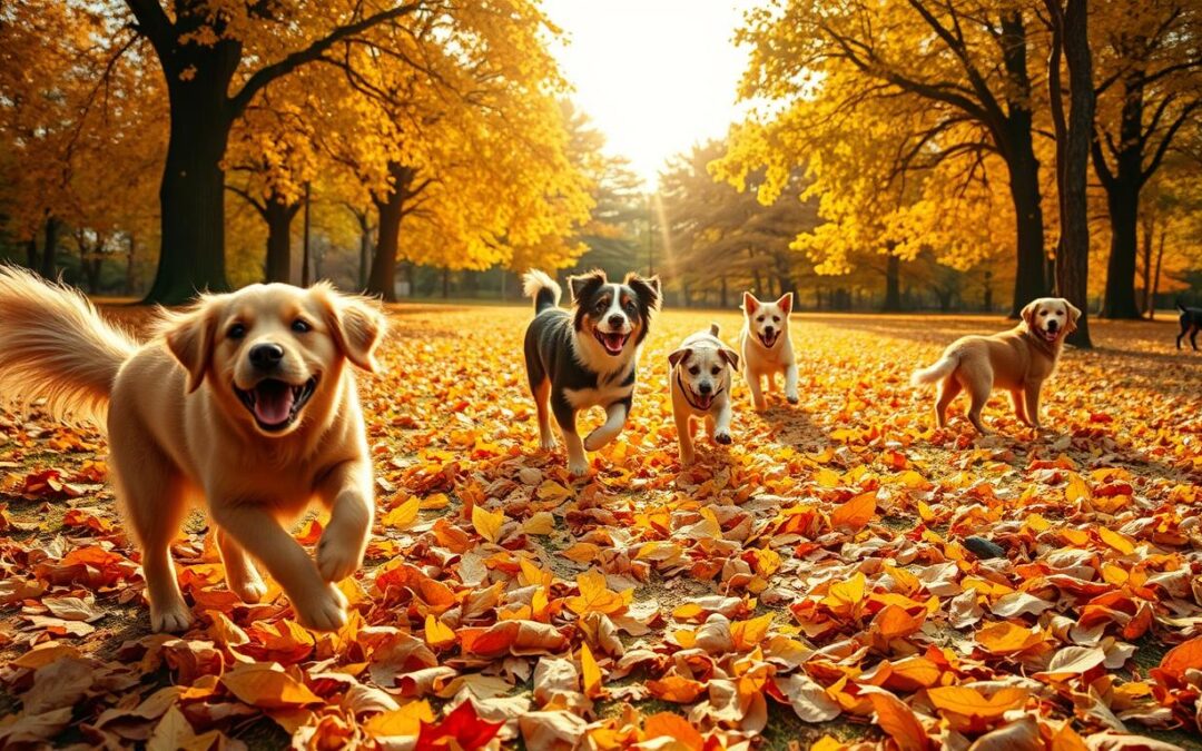 Psi a mokré listí – neškodná hra nebo riziko infekce?