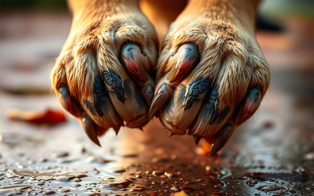 Ochrana psích tlapek v dešti – na co dbát na podzim