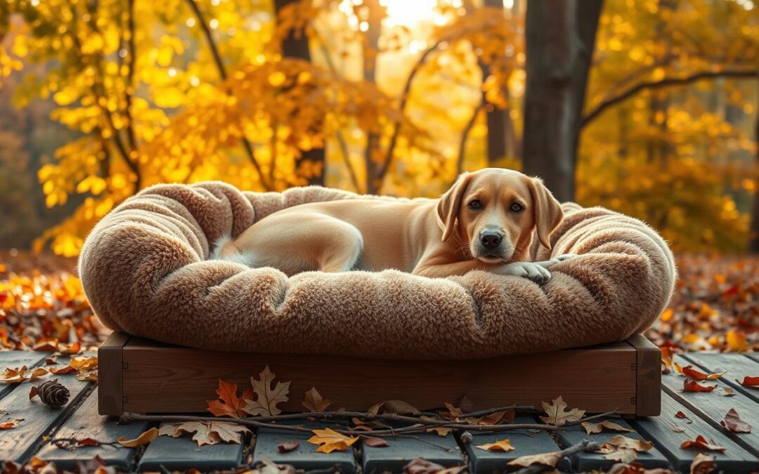 Podzimní pelíšek pro psa – teplý, pohodlný, bezpečný