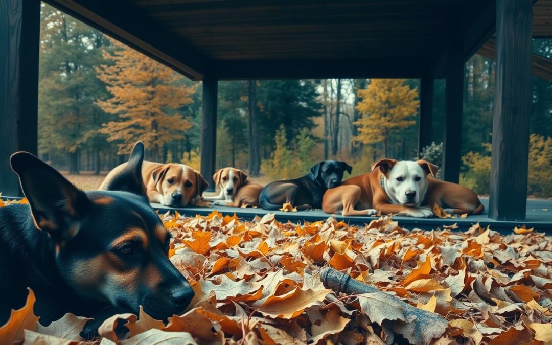Podzimní tendence psů se schovávat – normální nebo problém?
