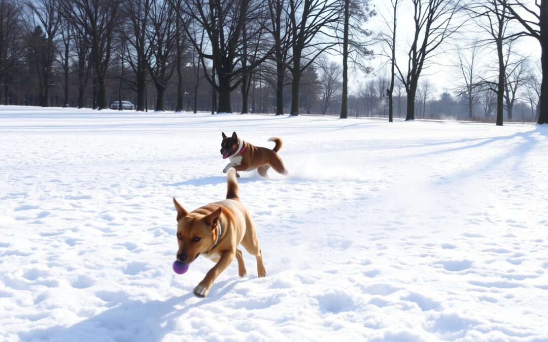 Pohybová potřeba psů v chladnějším počasí – jak se mění?