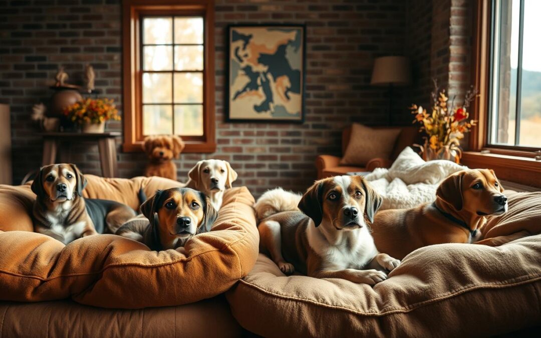 Podzimní triky pro fotografování psů v interiéru