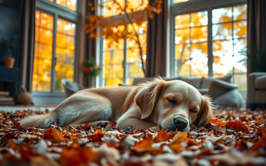 Jak udržet psa v klidu během podzimních změn?