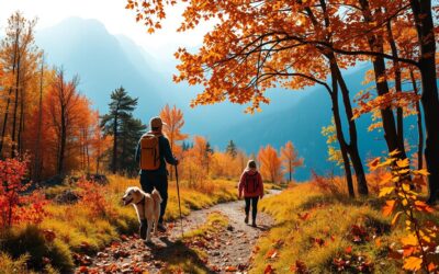 Podzimní výletní místa se psem – na co si dát pozor před túrou