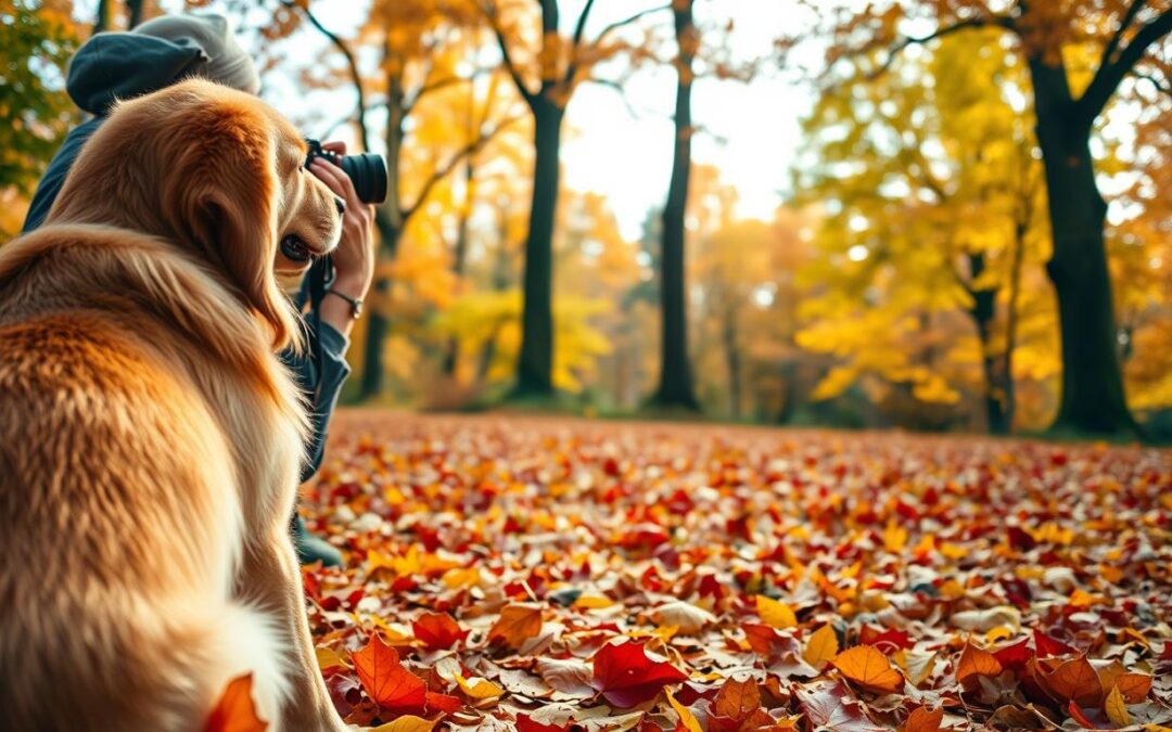 Podzimní focení se psem – nejlepší nastavení