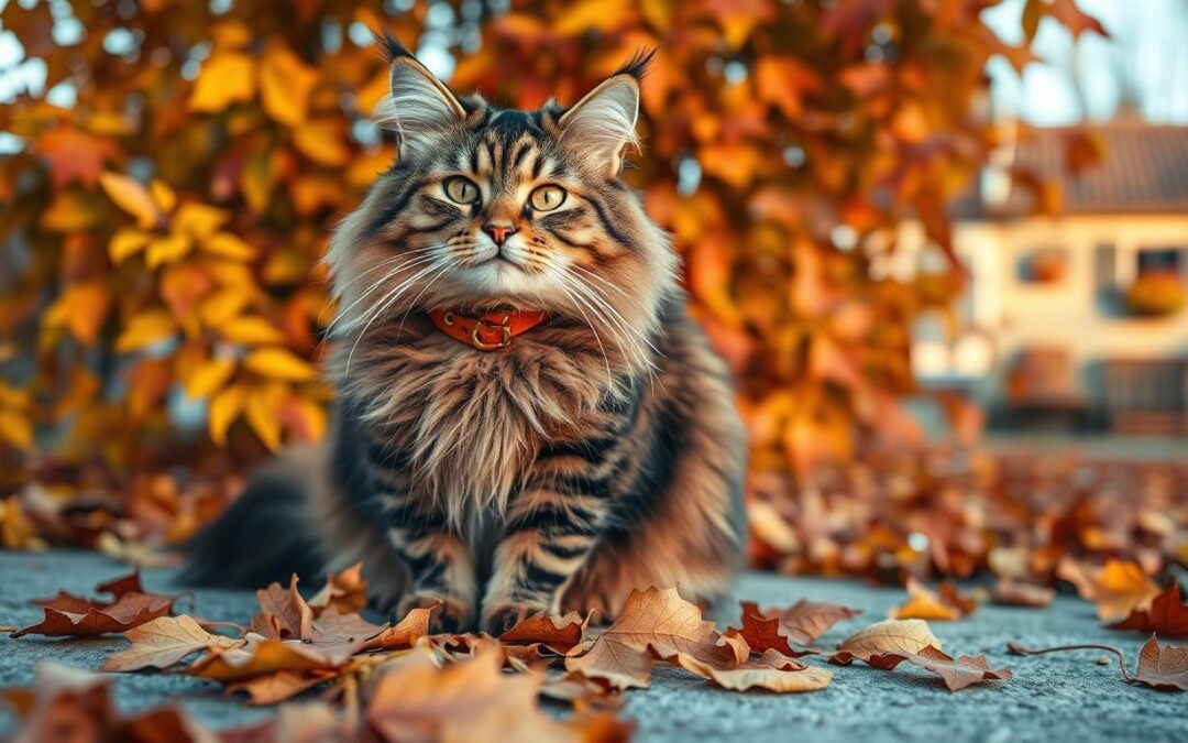 Nejkrásnější podzimní obojky pro kočky