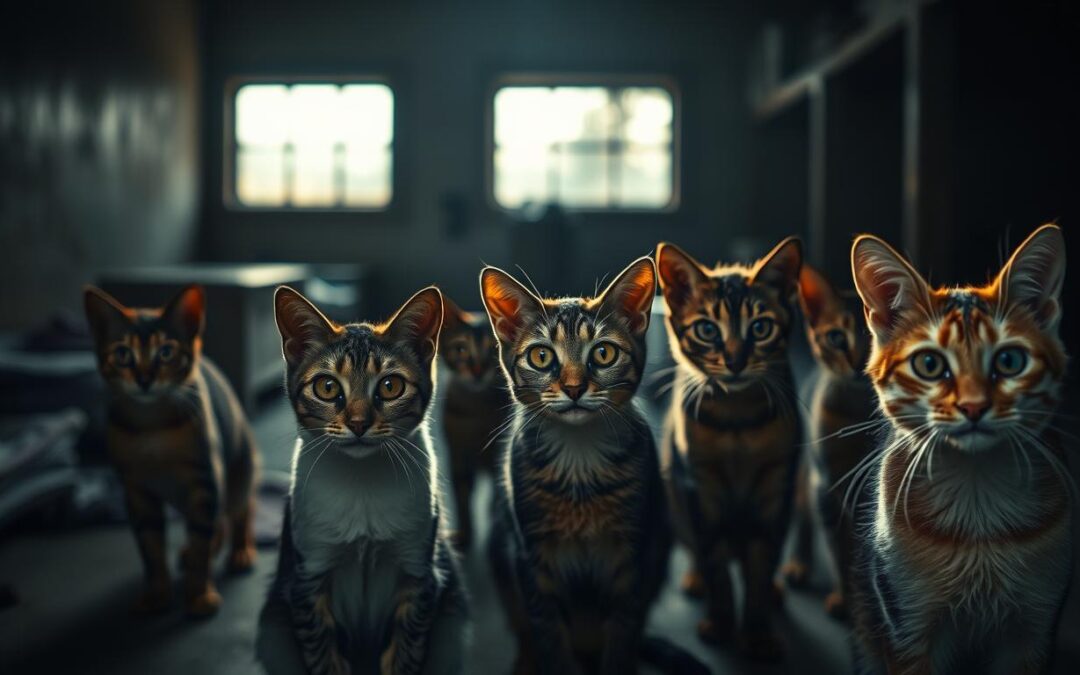 Útulkové kočky a posttraumatické chování