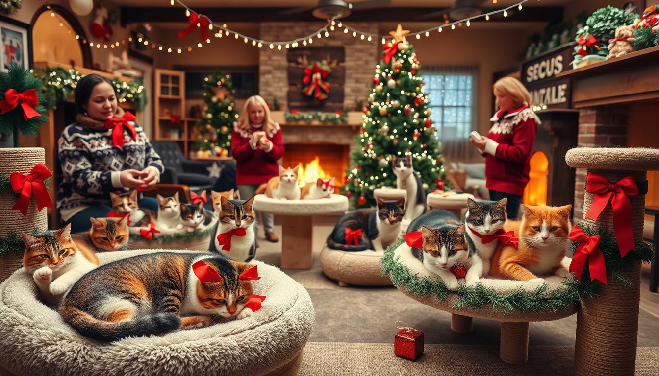 vanocni-podpora-pro-kocky vánoční podpora pro kočky