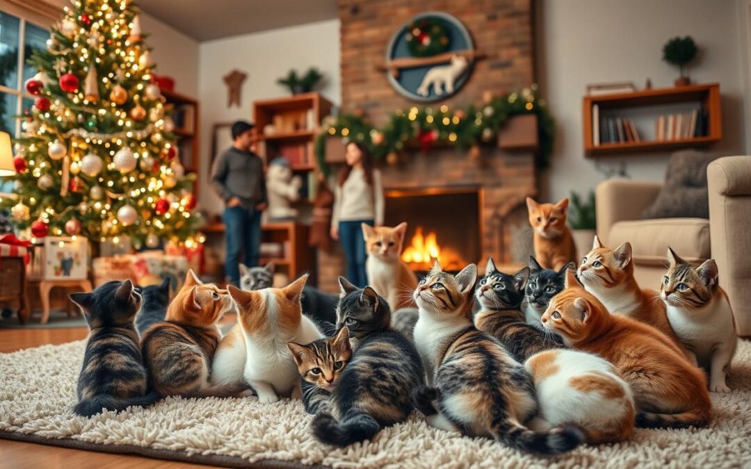 Kočky a vánoční shon – adopční statistiky