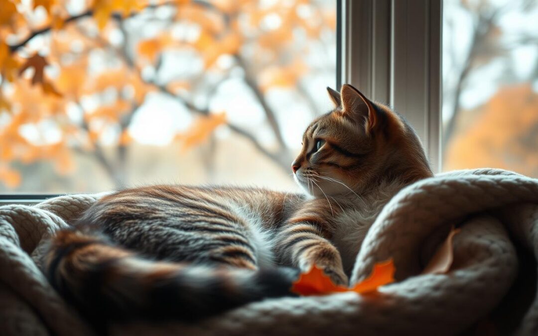 Tvoje kočka nejí? Takto na ni působí podzimní počasí