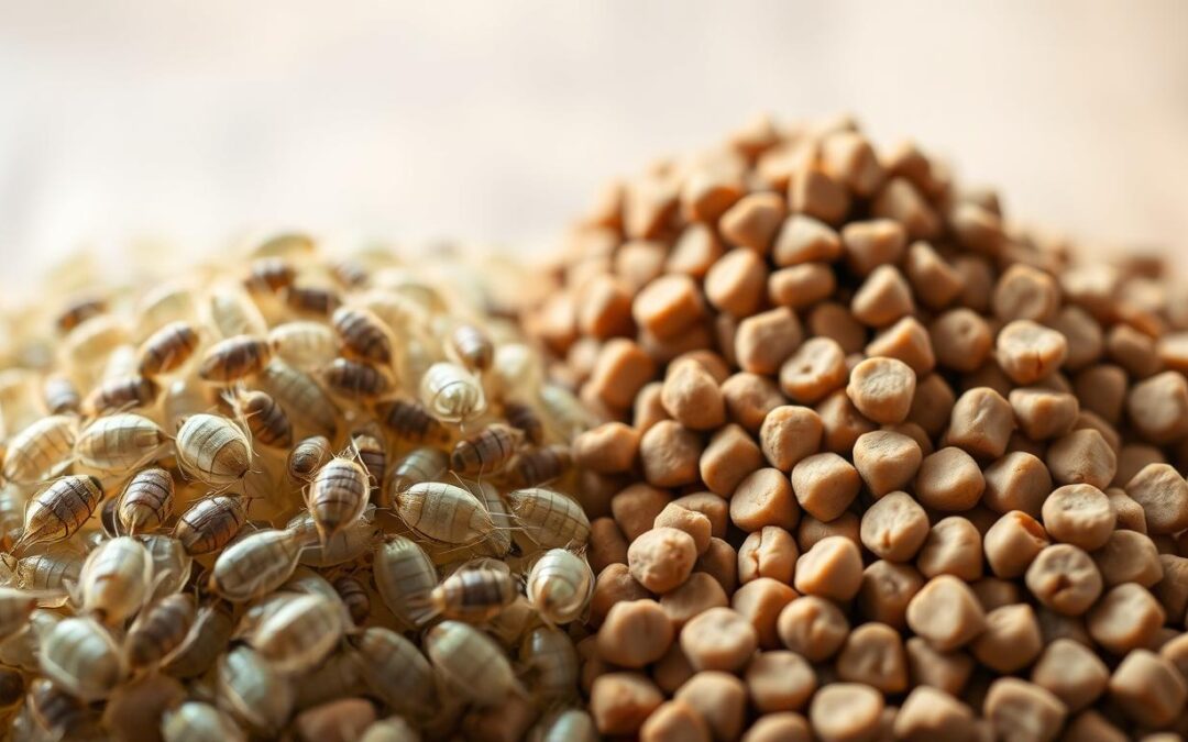 Krmivo BSFL vs tradiční masové krmivo – srovnávací analýza