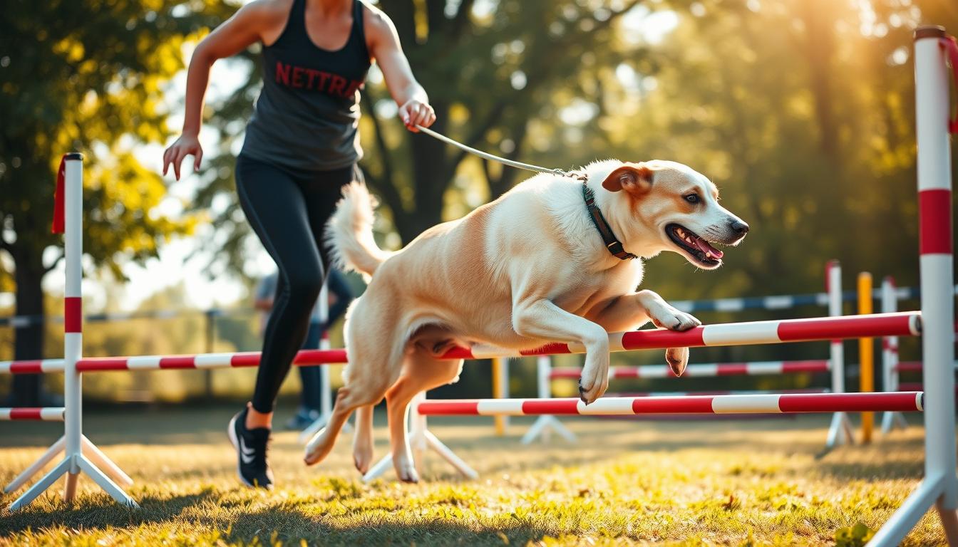agility trénink se psem