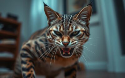 Kočičí blog 20 Agrese u kočky – Všechno, co o tom potřebuješ vědět!