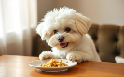 Náš bišonek jedl jen z ruky – teď jí sám