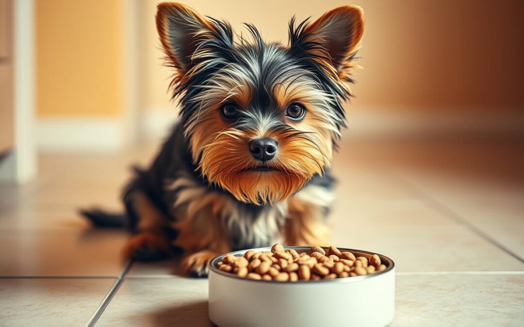 Jorkšír, který nechával všechno – ale ne toto krmivo