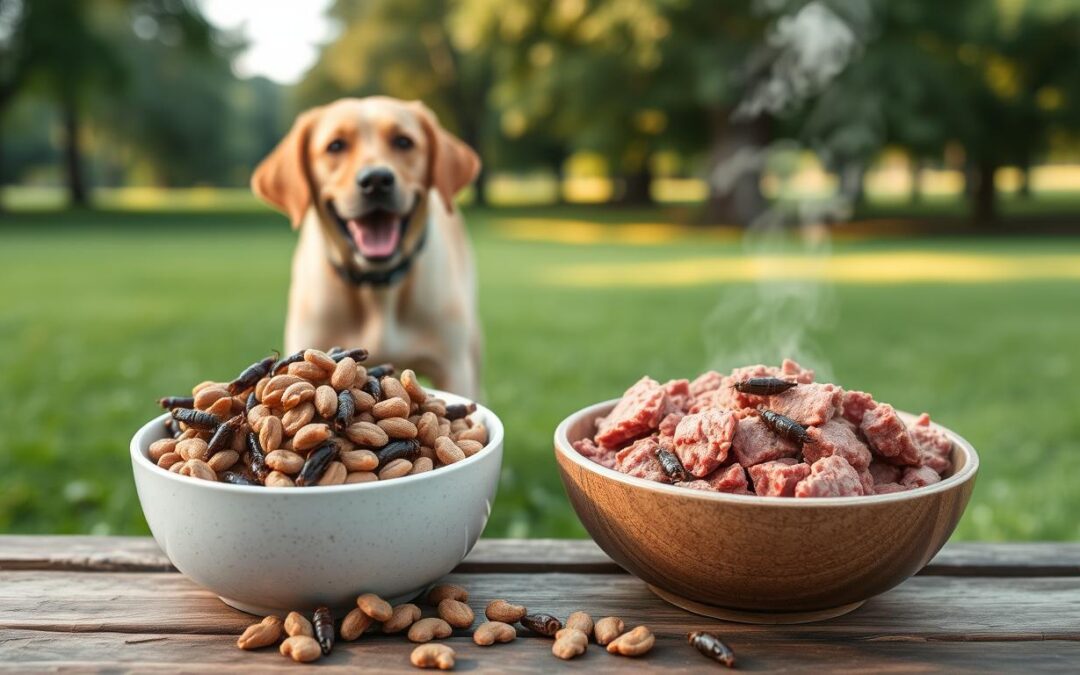 Hmyzí bílkovina vs tradiční maso – zkušenosti pejskařů