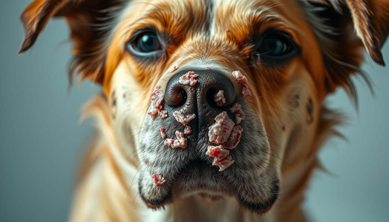 kůže mého psa se loupe kvůli krmivu